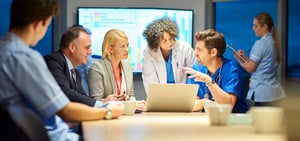 Hospital Staff in a Meeting